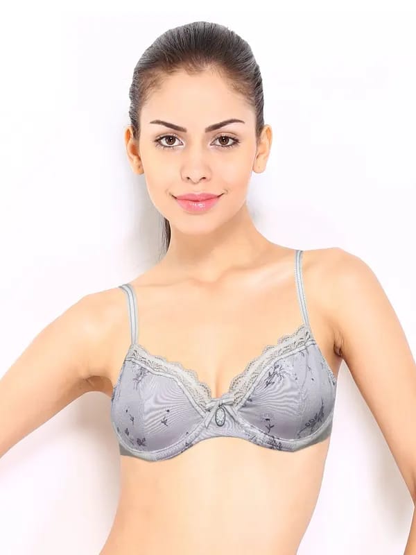 Bwitch Enchant Lavender & White Printed Bra RTV-BW297