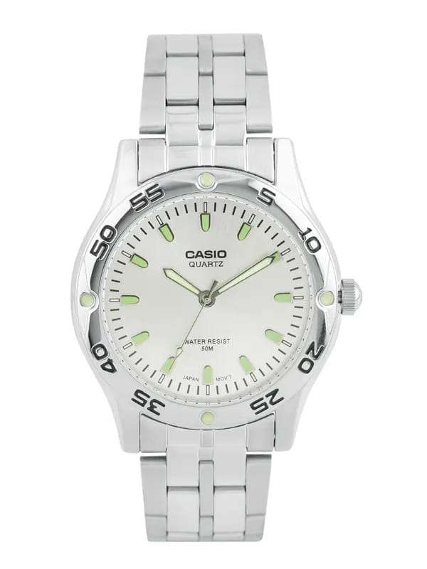 Casio Enticer Men Silver Analogue Watch MTP-1243D-7AVDF(A218)