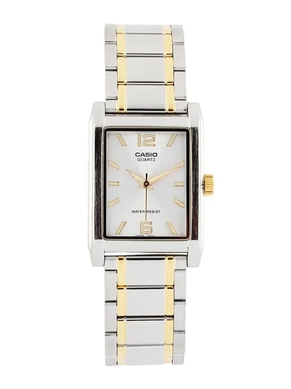 Casio Enticer Men Silver-Gold Analogue Watch MTP-1235SG-7ADF(A359)