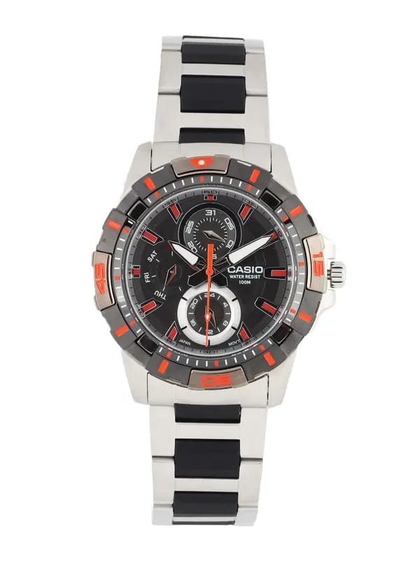 CASIO Enticer Men Black Dial Watch A574 MTD-1071D-1A2VDF