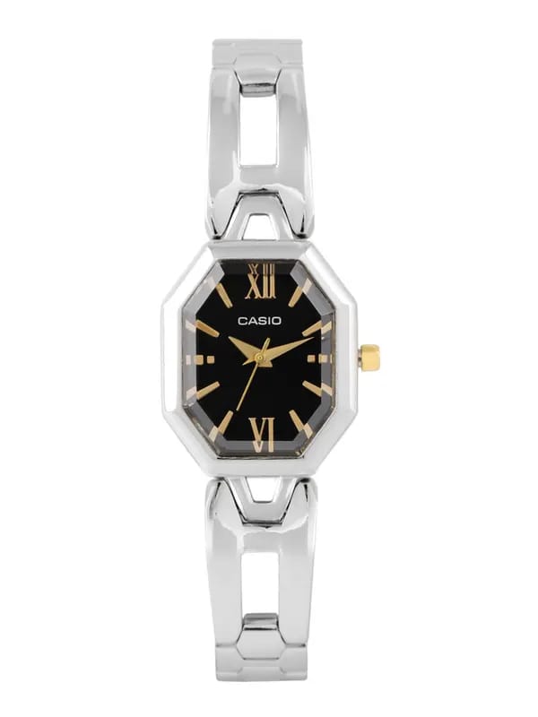 CASIO ENTICER Women Black Dial Analogue Watch A638