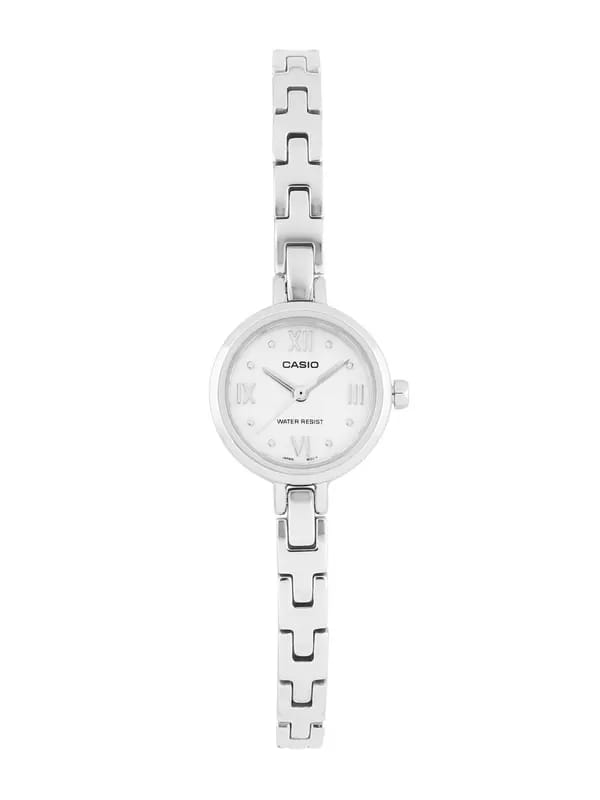 CASIO ENTICER Women White Dial Analogue Watch A655