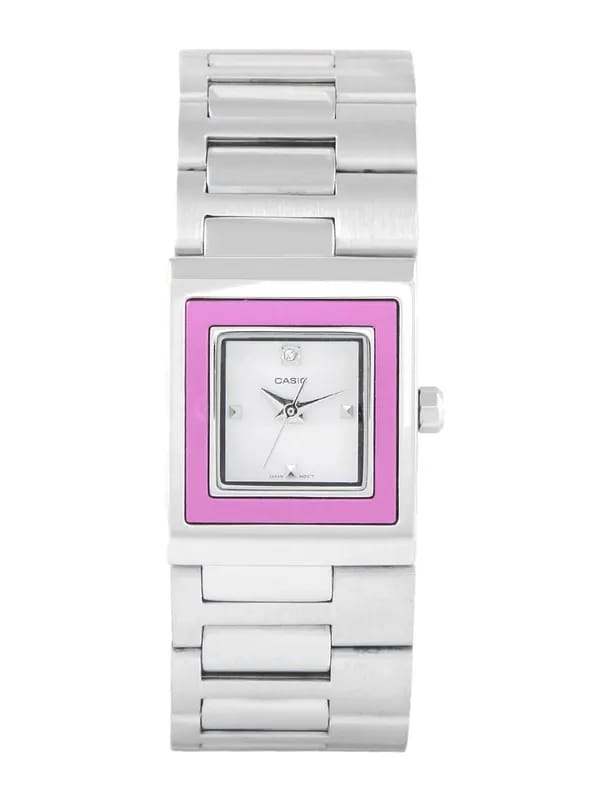 CASIO ENTICER Women White Dial Watch A667