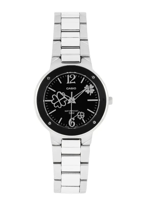 CASIO ENTICER Women Black Dial Watch A673
