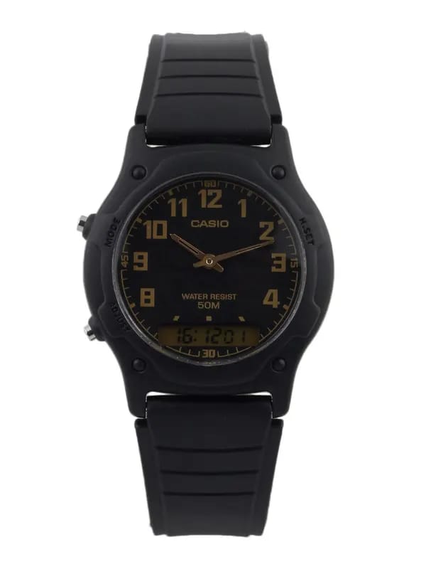 CASIO YOUTH Men Black Dial Analgue & Digital Watch AD92