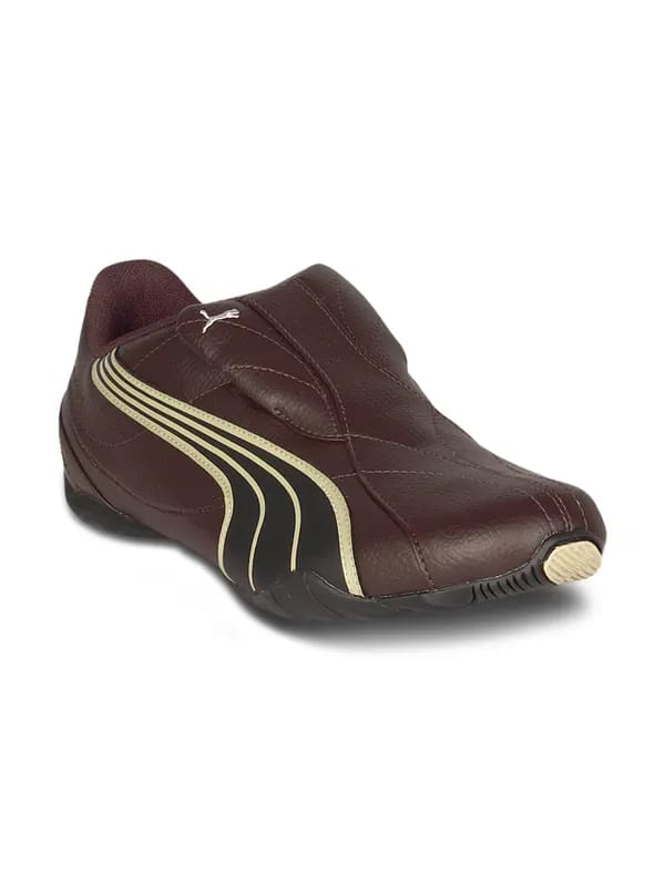 Puma Men's Tergament Black Beige Silver Shoe