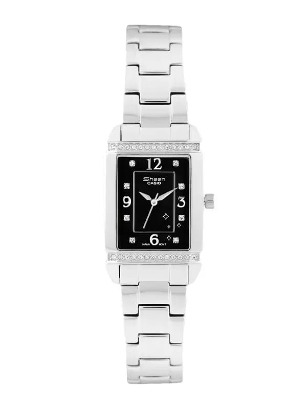 CASIO Sheen Women Black Dial Watch SH112