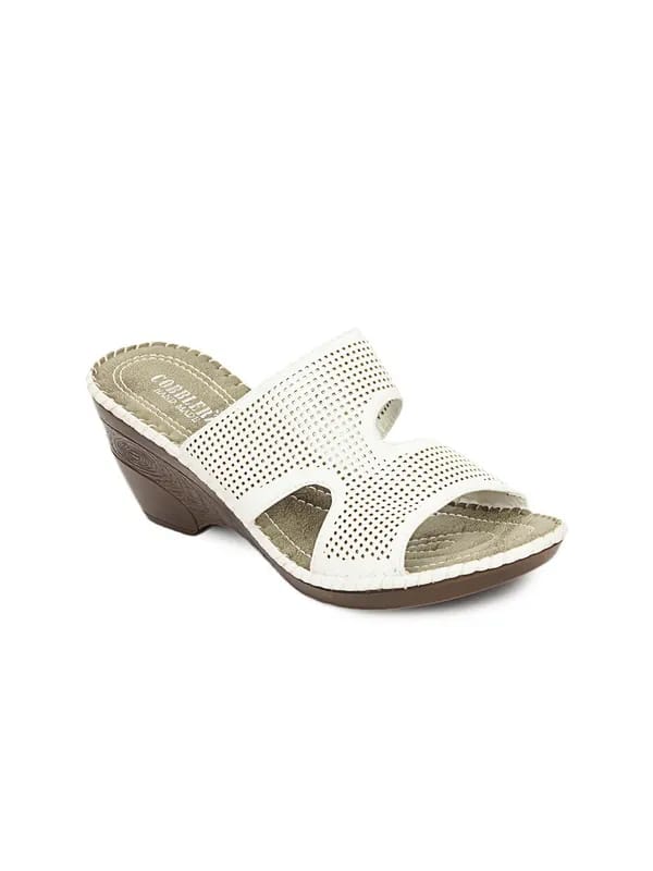 Cobblerz Women White Sandals