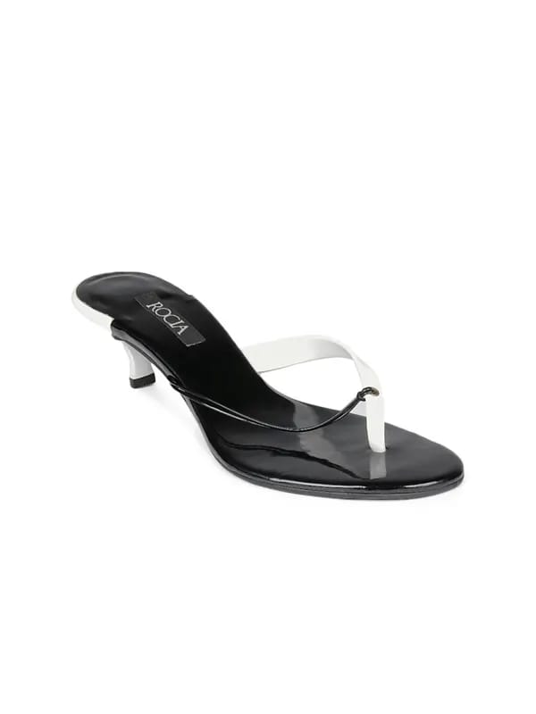 Rocia Women Black & White Sandals