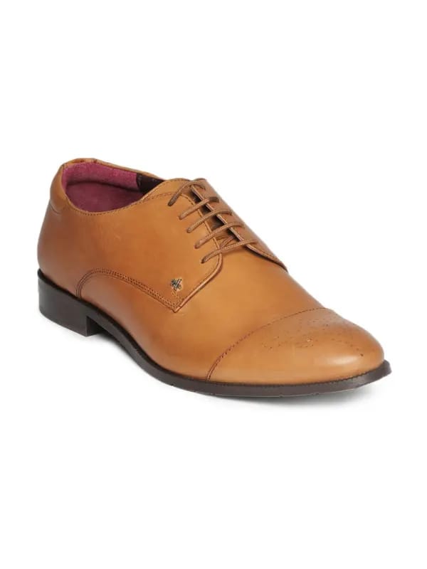 Arrow Men Tan Formal Shoes
