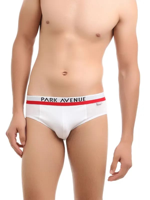 Park Avenue Men White Fashion Brief