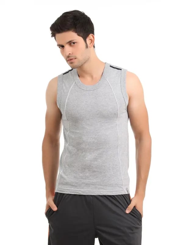 Park Avenue Men Grey Innerwear T-Shirt