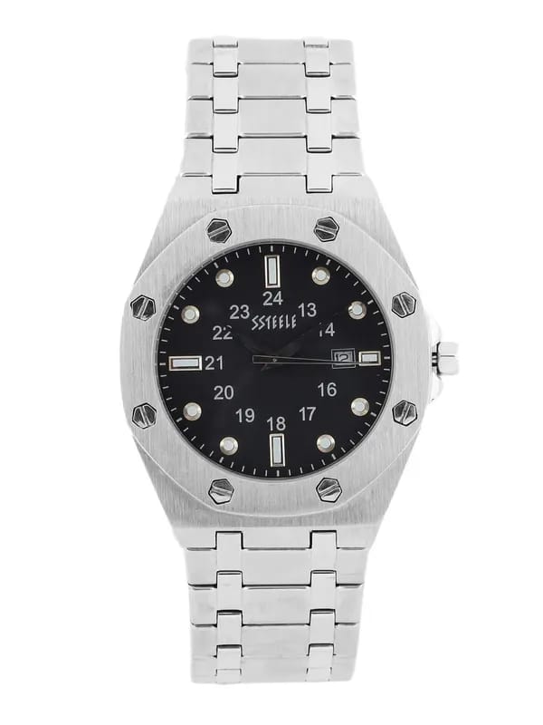 Maxima Men Black Dial Watch