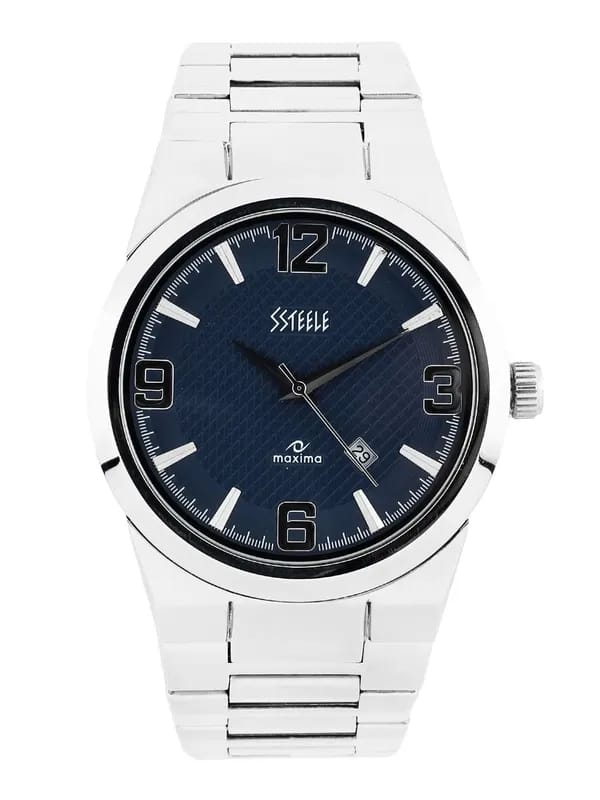 Maxima Men Blue Dial Watch