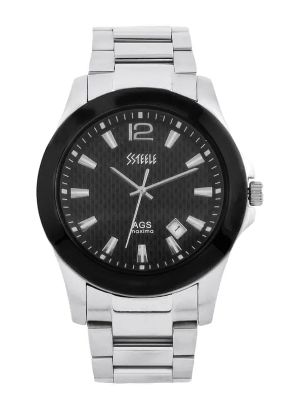 Maxima Men Black Dial Watch