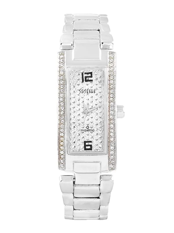 Maxima Women Silver Dial Watch