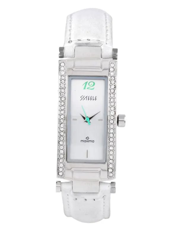 Maxima Women Silver Dial Watch