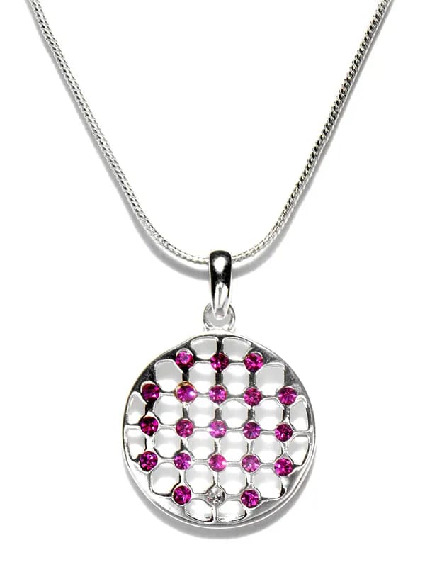 Estelle Silver Plated Pendant With Chain