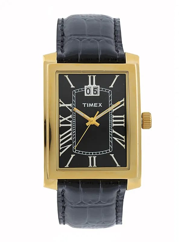 Timex Men Black Dial Watch