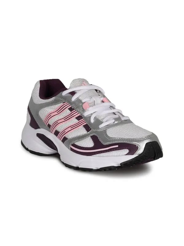 ADIDAS Women Adi Fiero Low White Grey Pink Shoe