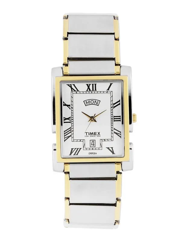 Timex Men White Dial Watch