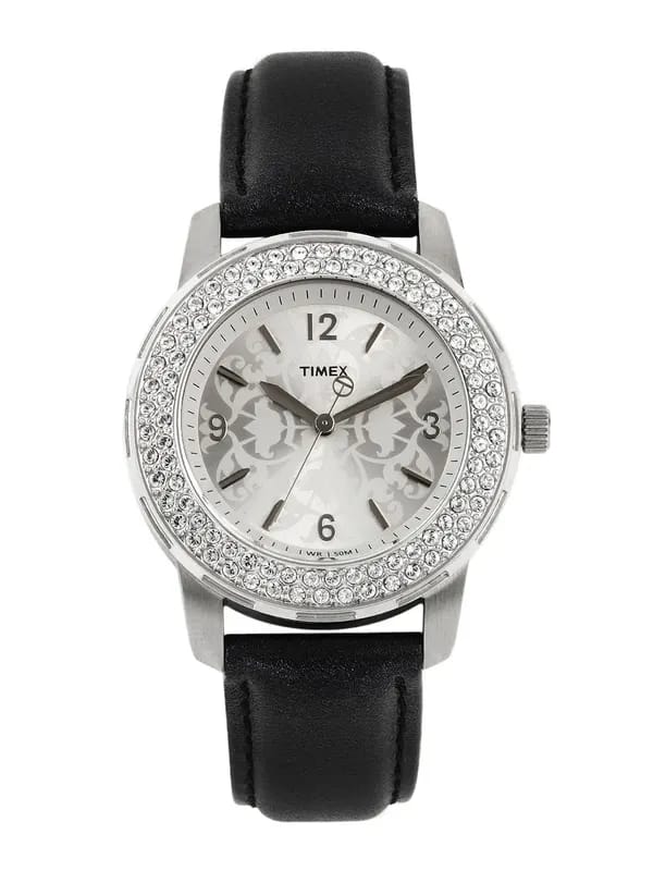 Timen Women Silver Toned Dial Watch T2N150