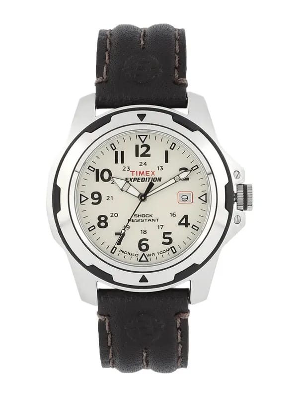 Timex Men Off White Dial Watch
