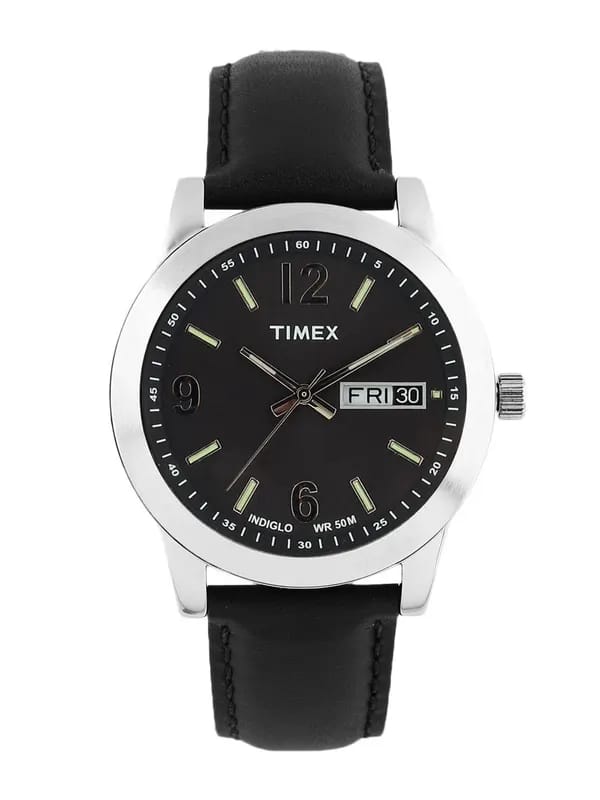 Timex Men Black Dial Watch