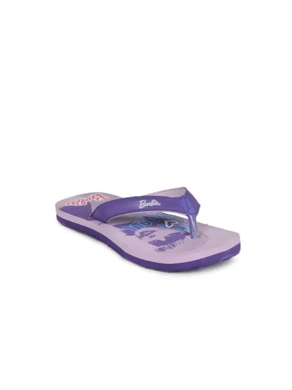 Barbie Purple Girls Slippers