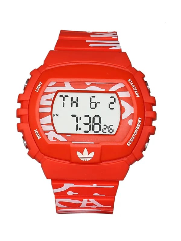 ADIDAS Unisex New York Original Digital Red Watch