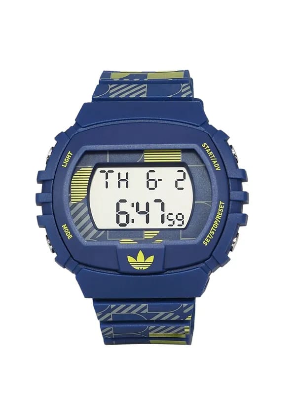 ADIDAS Unisex New York Digital Blue Watch