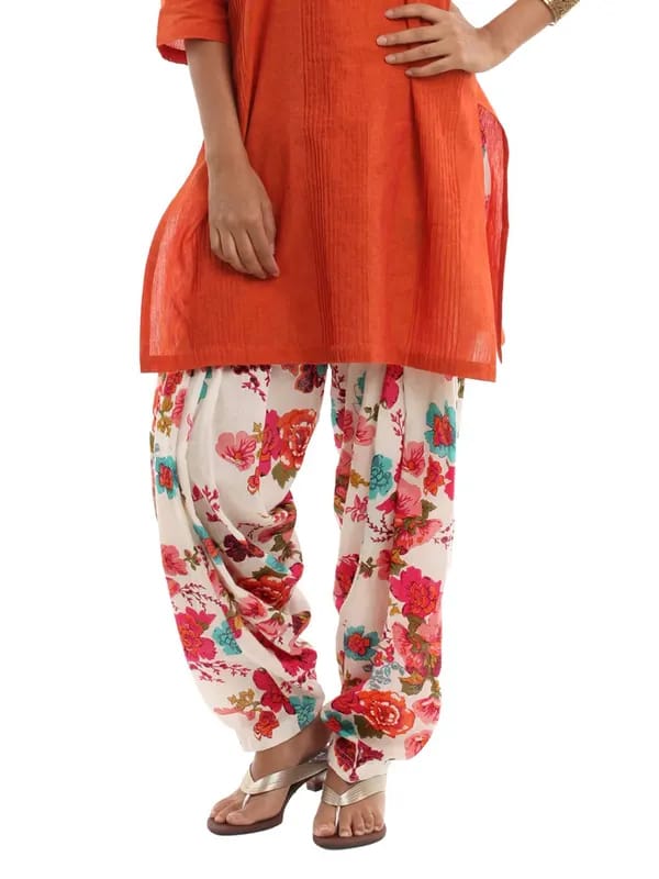 Shree Women Pink Printed Patiala