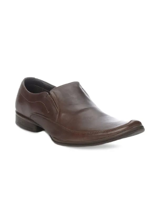 Franco Leone Men Brown Formal Shoes