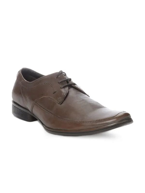 Franco Leone Men Brown Formal Shoes