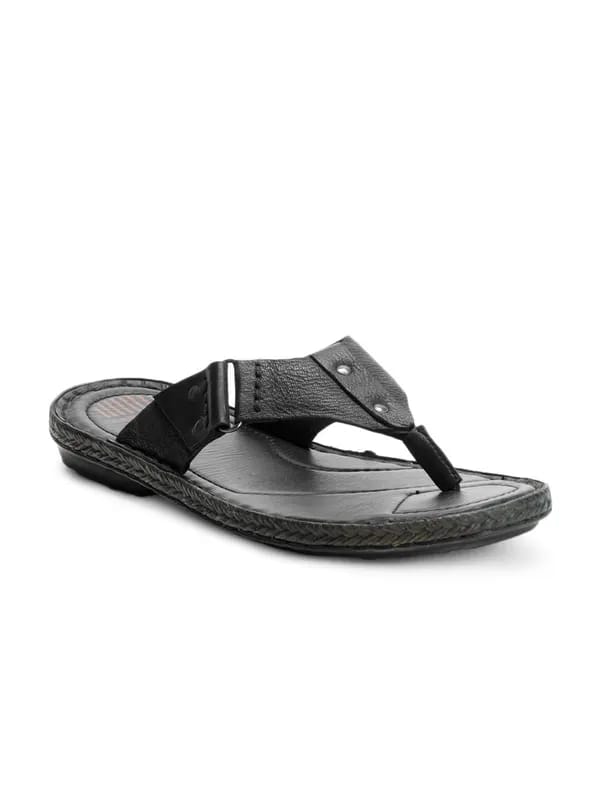 Franco Leone Men Black Sandals