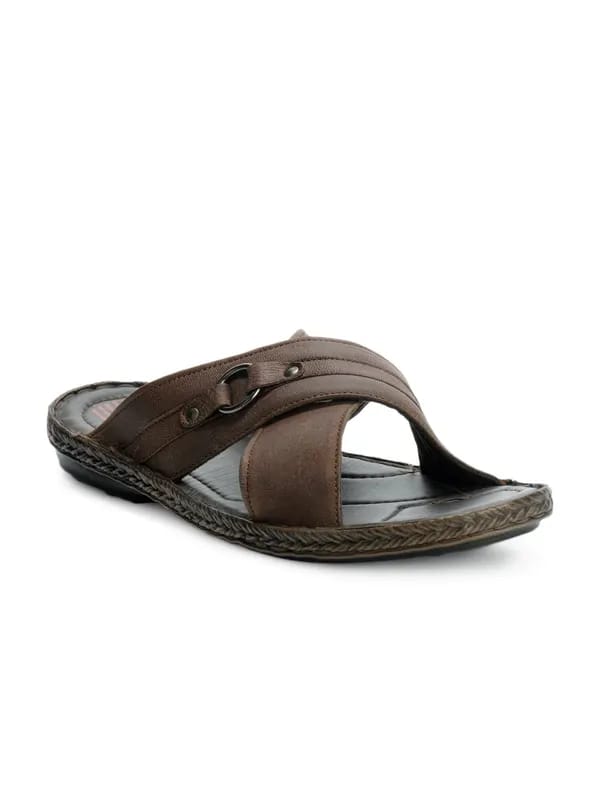 Franco Leone Men Brown Sandals