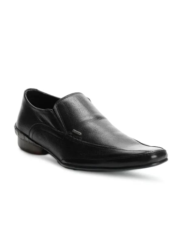 Franco Leone Men Black Formal Shoes