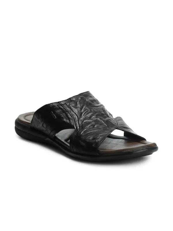 Franco Leone Men Black Slippers