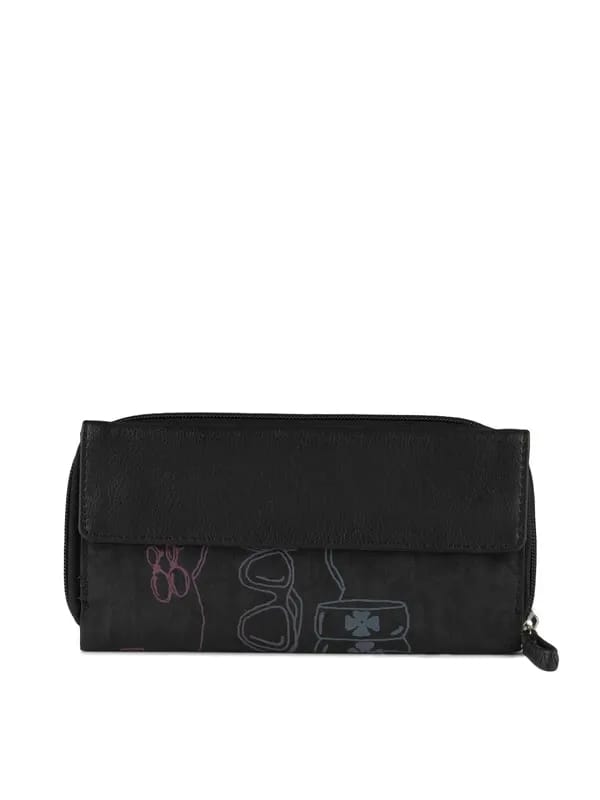 Baggit Women Black Horris Excel Wallet