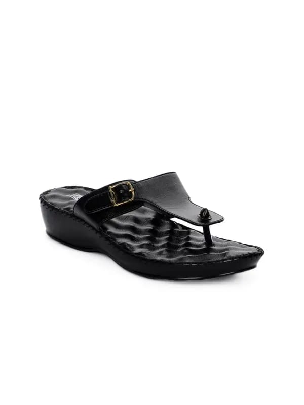 Tiptopp Women Black Flats