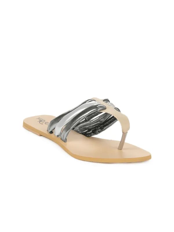 Portia Women Grey Flats