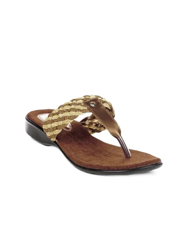 Portia Women Gold Flats
