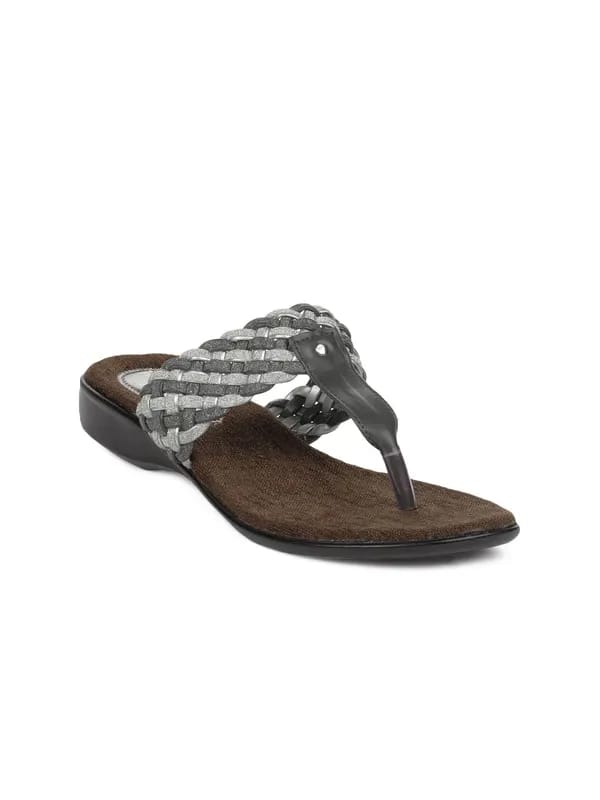 Portia Women Silver Flats