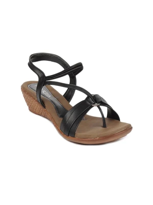 Portia Women Black Sandals