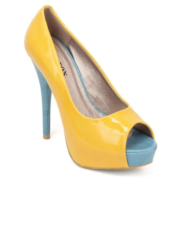 Carlton London Women Yellow Peep Toes