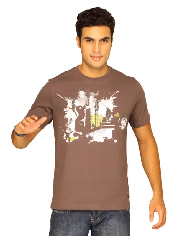 ADIDAS Sky Ball Brown T-shirt
