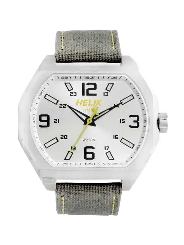 Helix Men Sliver Dial Watch