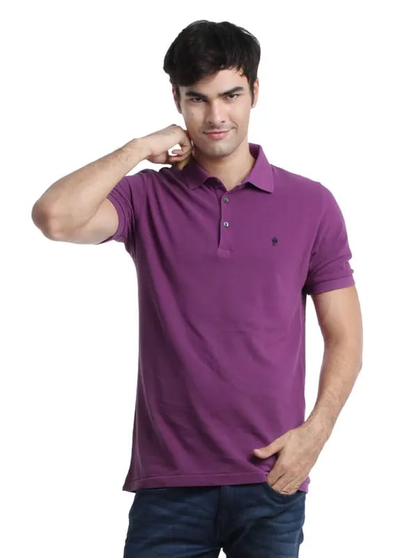 French Connection Men Purple T-shirt