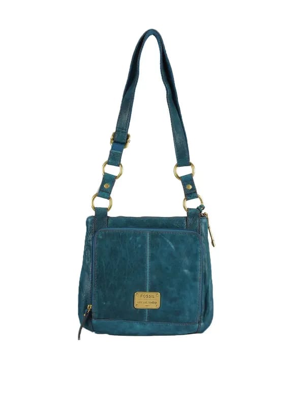 Fossil Women Teal Handbag