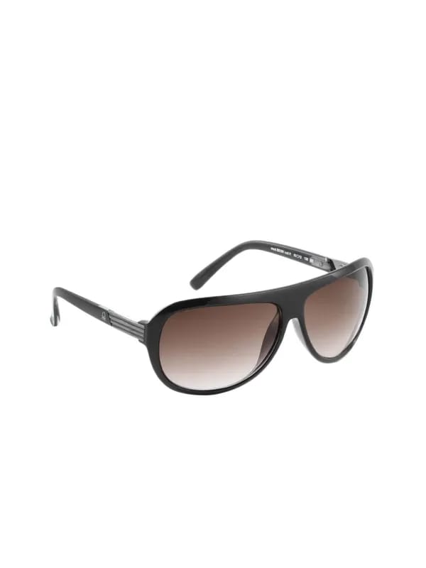 United Colors of Benetton Men Black Sunglasses